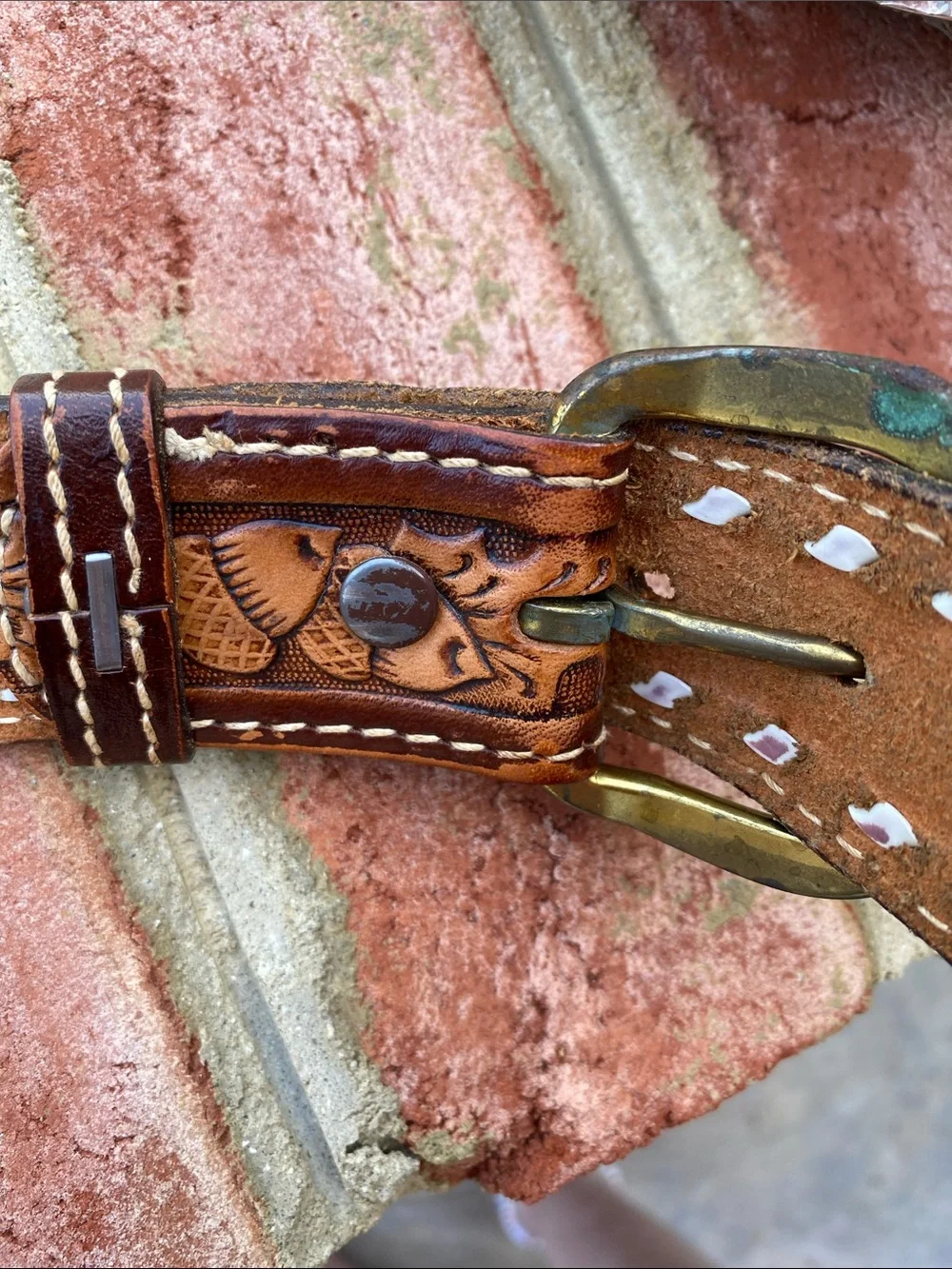 TEX TAN Genuine Cowhide Belt Size 34